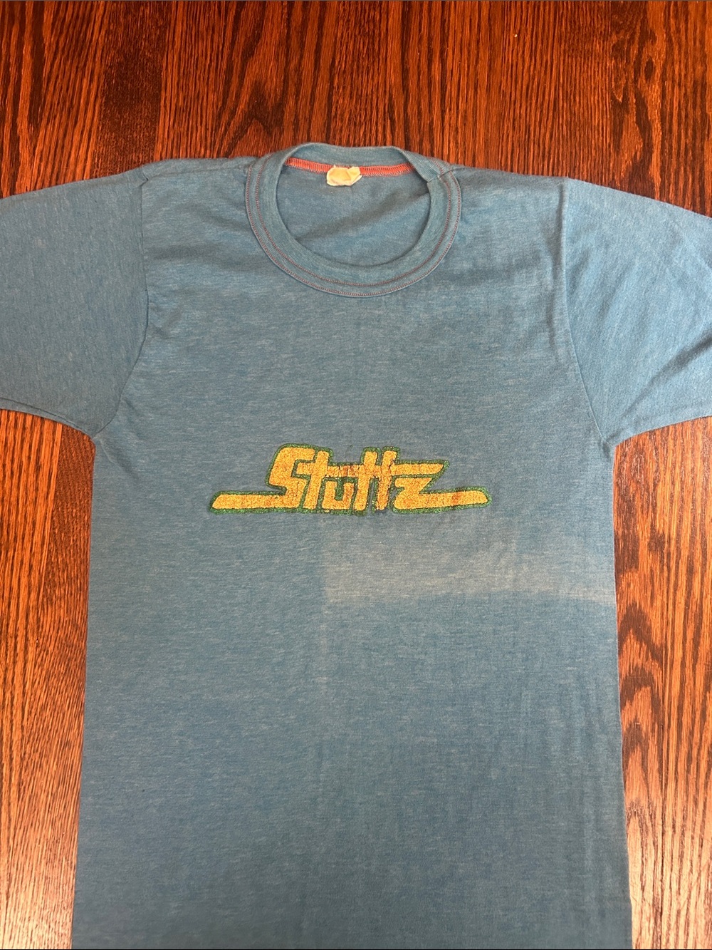 Vintage 70s Stuttz Ringer T-Shirt - Picture 2 of 4